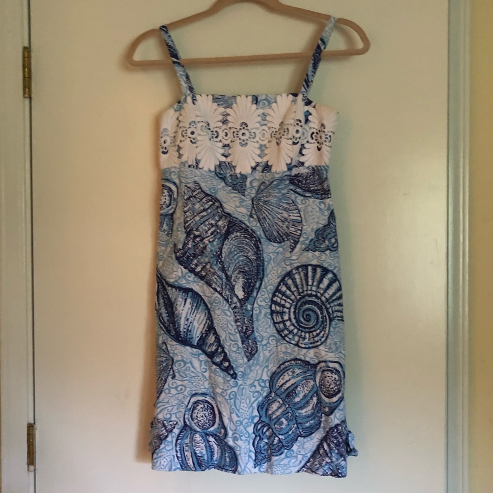 Lilly Pulitzer True Blue Stuffed Shells Dress